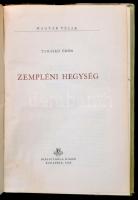 Tamáskó Ödön: Zempléni hegység. Bp., 1958. Bibliotheca. Félvászon kötésben, papír védőborítóval.