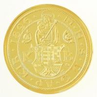 DN "Magyar aranypénzek utánveretben - Ferenc József milleniumi aranytallér 1896" aranyozot...