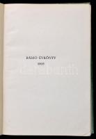 Rádió évkönyv 1935. Szerk. Clementis Ervin.
(Bp., 1934), Athenaeum. 192 p. Szövegközti képekkel. A ...