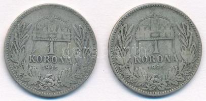 1895KB 1K Ag "Ferenc József" (2x) T:2-,3
Adamo K5