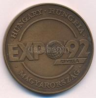 Lebó Ferenc (1960-) 1992. "Európában, Európáért / Magyarország - Sevilla Expo 1992" Br eml...