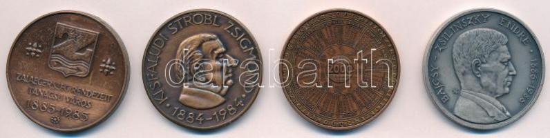 Vegyes 4db-os MÉE emlékérem tétel, közte Nagy Lajos (1949-) 1986. "MÉE Szabolcs-Szatmár Megyei ...