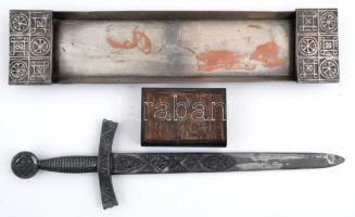 Különböző fém tárgyak, 4 db