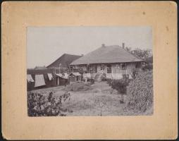 A "Kerepesi Etus ház" belső udvara és utcafrontja, 2 db fotó Pobuda Alfréd/Schäffer Ármin ...