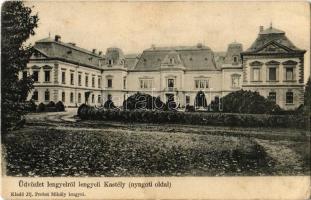 1908 Lengyel, Apponyi kastély nyugati oldala  (EK)