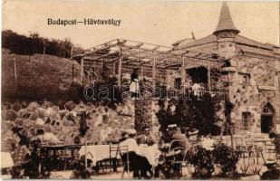 Budapest II. Hűvösvölgy - 3 db régi ugyanolyan képeslap / 3 pre-1945 postcards of the same