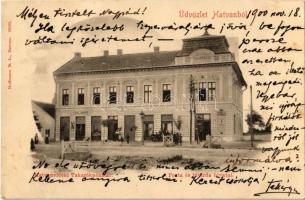 1900 Hatvan, Hatvanvidéki Takarékpénztár, Posta és Távirda hivatal