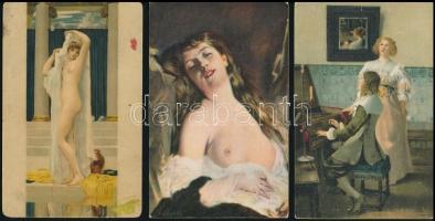 25 db RÉGI Stengel litho művészlap / 25 pre-1945 Stengel litho art postcards