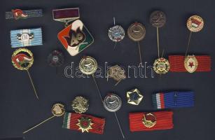 Honvédségi Kisz. polgári kitűzők 20klf, szocialista időkből