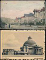 11 db főleg RÉGI városképes lap a Történelmi Magyarország területeiről, vegyes minőség / 11 mostly p...