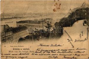 1901 Budapest I. Kilátás a várból. Ganz Antal 18. (EK)