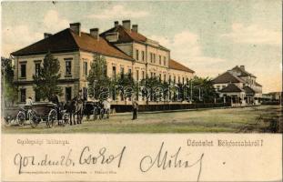 1902 Békéscsaba, Gyalogsági laktanya, hintók