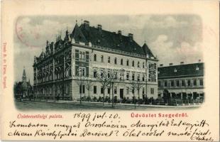 1899 Szeged, Üzletvezetőségi palota, Traub B. és Társa kiadása