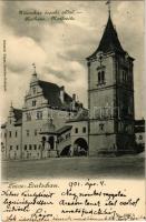 1901 Lőcse, Leutschau, Levoca; Városház északi oldala / town hall
