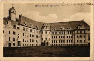 1918 Lőcse, Levoca; Kir. katolikus főgimnázium / grammar school (EK)