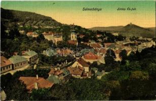 1900 Selmecbánya, Banská Stiavnica; látkép északkelet felé. Joerges / general view