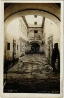 Lőcse, Leutschau, Levoca; régi udvar / stary dvor / old courtyard. Lumen 1408. photo