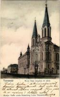 1903 Temesvár, Timisoara; Notre Dam templom és zárda. Veres utóda Rosenberg Lajos kiadása / church and nunnery