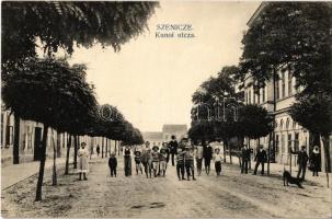 1915 Szenice, Szenicz, Senitz, Senica nad Myjavou, Senica; Kunoi utca / street