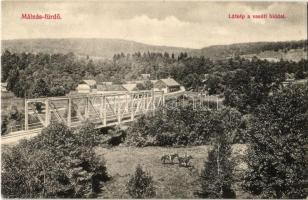 1911 Málnás-fürdő, Malnas Bai; Vasúti híd / railway bridge