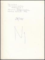 1973 Tóth Erzsébet: Nagymamám, feliratozott vintage fotóművészeti alkotás, 24x18 cm