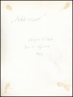 1969 Végh Elek (?-?) kőbányai fotóművész hagyatékából, feliratozott vintage fotóművészeti alkotás (J...