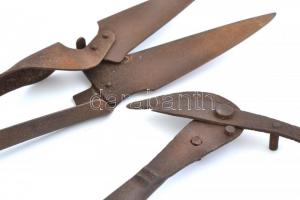 1 db régi birkanyíró olló + 1 db ágvágó