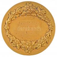 Törzsök Károly (1906-1964) 1949. Hölgy profilt ábrázoló Br sportemlékérem, hátoldalon gravírozva &qu...