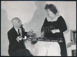 Tersánszky Józsi Jenő, 2 db fotó, különböző méretben