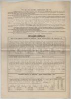 1880. "Kamatozó Nyereménykölcsön a Tisza és mellékfolyói szabályozására és Szeged város újjáépí...