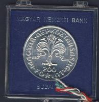 1978. 200Ft Ag "Első magyar aranyforint" T:BU Eredeti plombált MNB plasztiktokban!