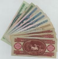 1949-1975. 10Ft (2xklf) + 1969-1975. 20Ft (4xklf) + 1969. 50Ft + 1962-1968. 100Ft (3xklf) T:II-,III