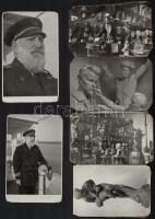 1960 Kossa István közlekedésügyi miniszter a Felszabadulás hajón, Tiszavölgyi József hagyatékából, 9...