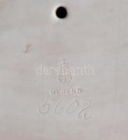 Herendi Krisztus figura, fehér mázas, részben bisquit, jelzett (formatervező: Horvai János, 1873-194...