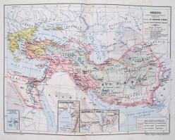 1905 Bp., Történelmi iskolai atlasz, rajzolta Kogutowicz Manó, III. füzet, kiadja a Magyar Földrajzi...