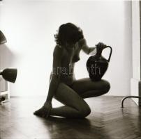 Különféle időpontokban és eltérő helyszíneken, több fotómodell közreműködésével készült, 9 db vintag...