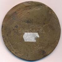 Nagy Géza (1921-) 1974. "Kakas" egyoldalas, öntött Br plakett (78mm) T:1-,2