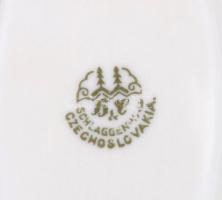 Schlagenwald porcelán étkészlet darabjai. Nagy tálak, kiöntők, szószos. Matricás, jelzett, kis kopás...