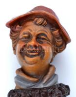 Humoros fejet formázó dugó, kiöntő résszel, h: 12,5 cm