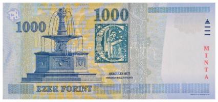 2002. 1000Ft "MINTA" felülnyomással "DA 0000173" T:I / 
Hungary 2002. 1000 Fori...