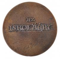 Szabó Imrefia Béla (1952- ) DN "Szolnok - Fiumei úti iskola - Az iskoláért" Br kétoldalas ...