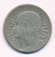 Lengyelország 1934. 5Zl Ag T:2-
Poland 1934. 5 Zlotych Ag C:VF 
Krause Y#21