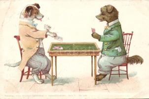 Dogs playing cards (EB)