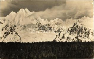 Tátra, Vysoké Tatry; Cesky stít, Vysoká, Drací stít / mountain peaks / Róth Márton-csúcs, Tátracsúcs, Déchy-csúcs (EK)