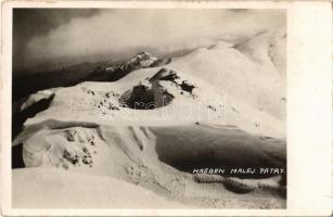 1936 Tátra, Hreben Malej Tatry; tél / winter. Lumen