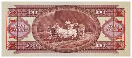 1992. 100Ft piros "MINTA" felülnyomással és perforációval "B000 000172" T:I / 
...