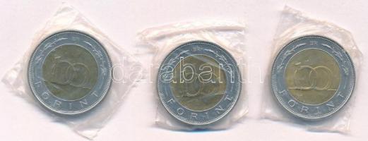 2002. 100Ft "Kossuth" (3x) T:2 
Adamo FOEM1