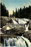 Tátra, Magas Tátra, Vysoké Tatry; tarpataki vízesés / Kolbassky vodopád / Kolbacher Wasserfall / waterfall (Rb)