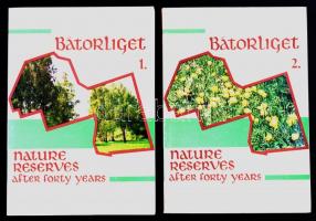 The Bátorliget nature reserves - after forty years -. Volume 1-2. Studia Naturalia. Szerk.: S. Mahunka. Bp.,1991, Magyar Természettudományi Múzeum. Angol nyelven. Kiadói papírkötésben, a borító kis folttal, jó állapotban.