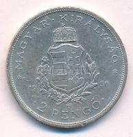 1936. 2P Ag "Liszt Ferenc" T:2 patina, ph. 
Adamo P7.3